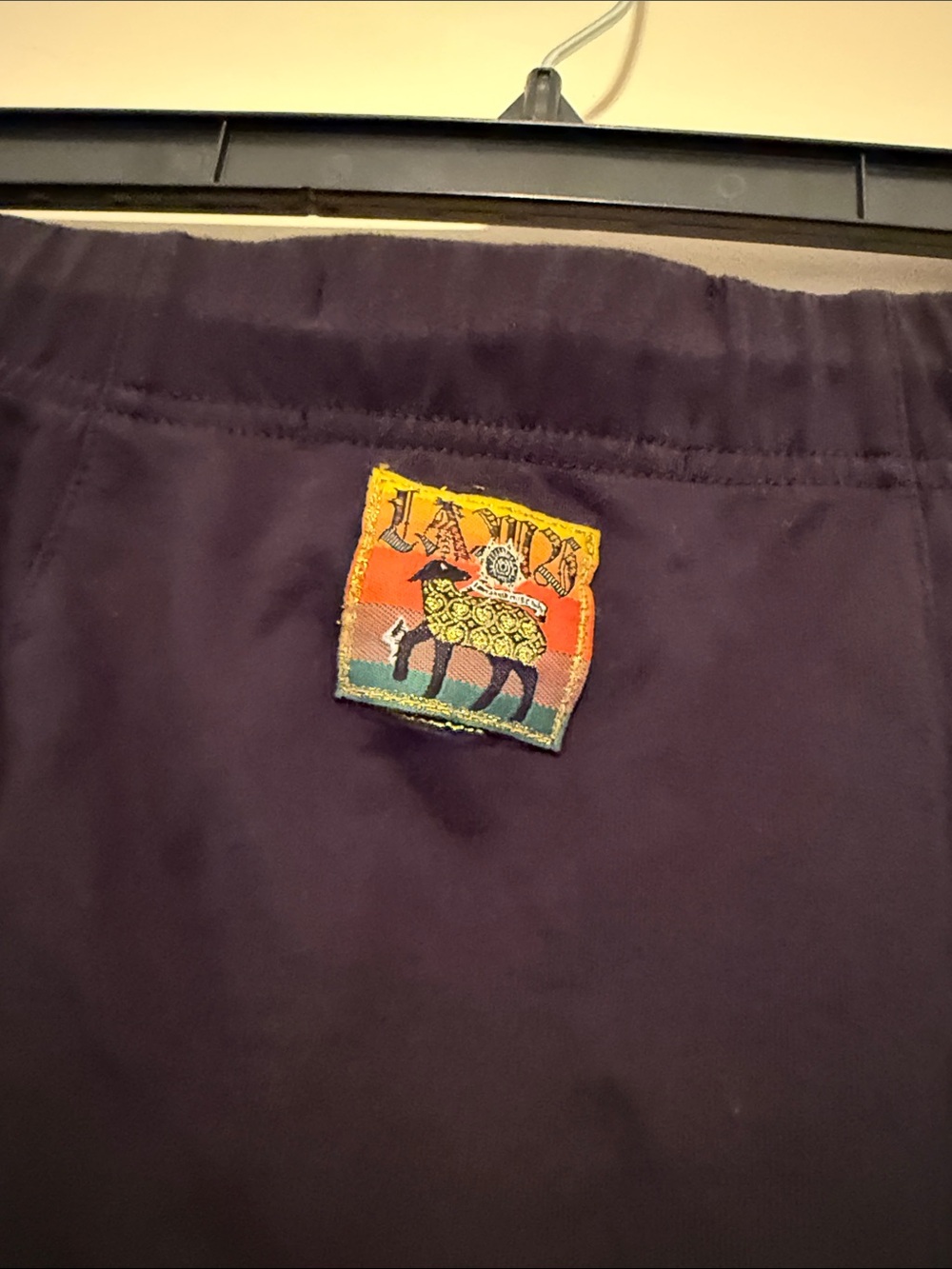 LAMB Black Men's Jogger Pants with Side Chain Print Size XL - Picture 4 of 6